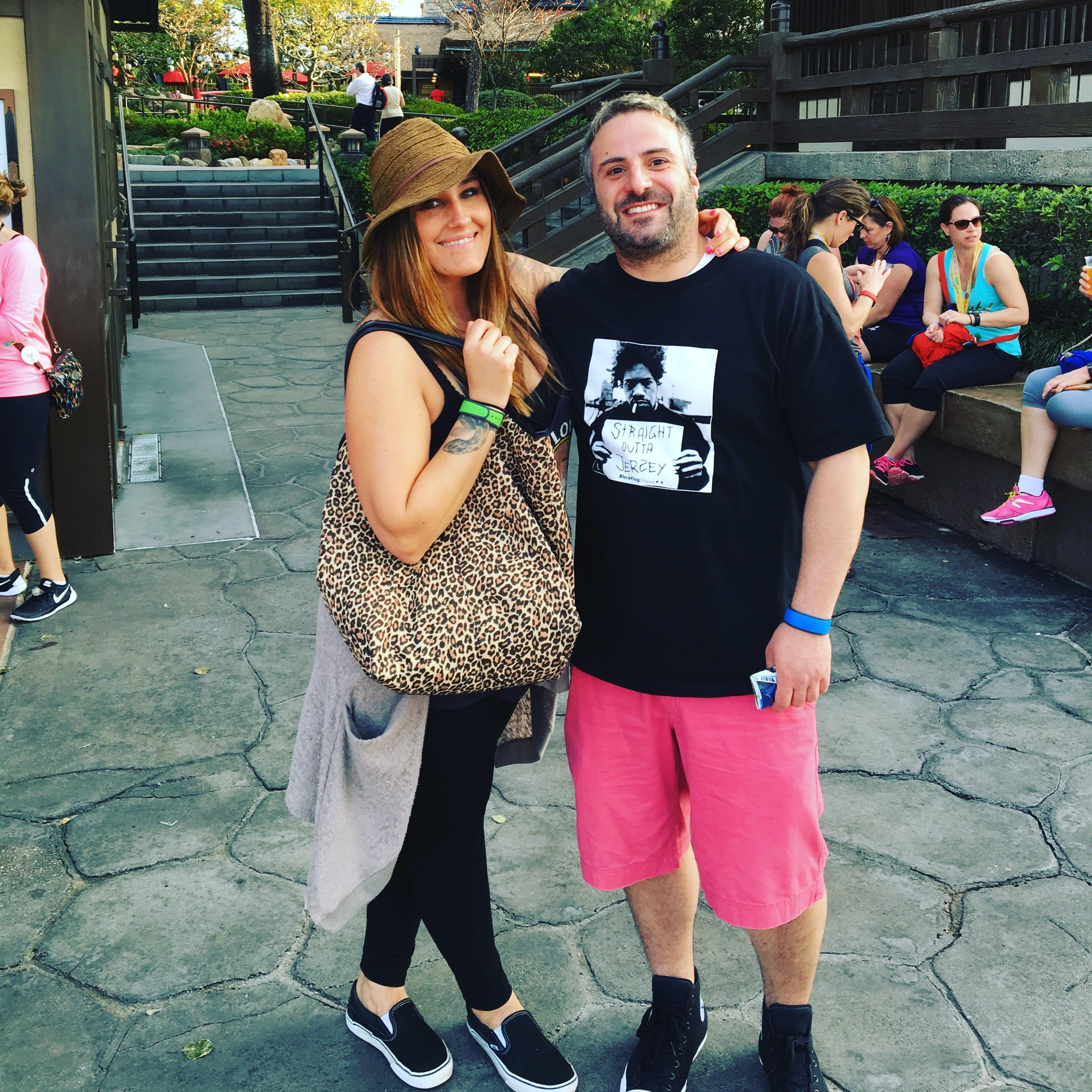 Epcot center on our first plane trip ✈️