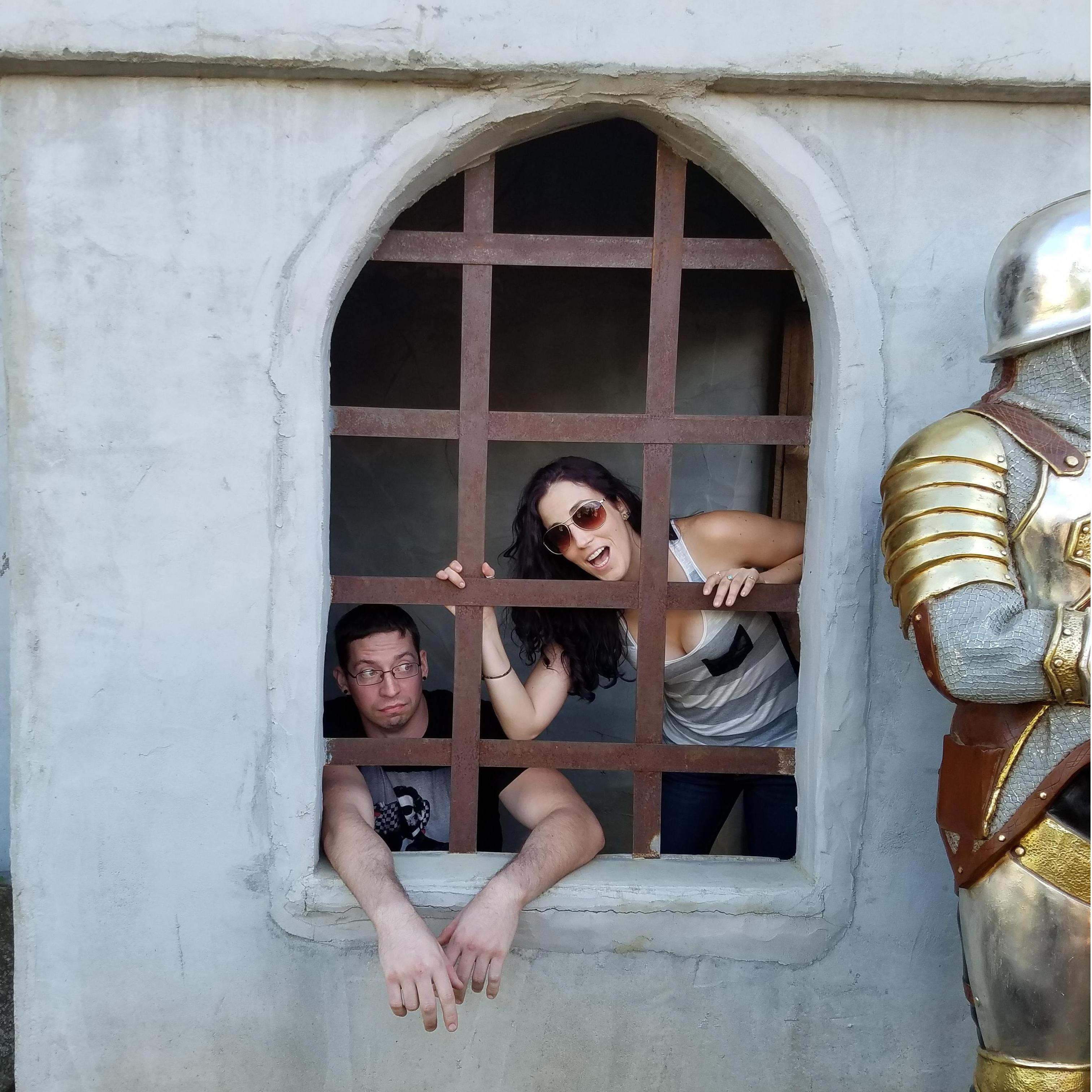 The couple that gets locked up together stays together.