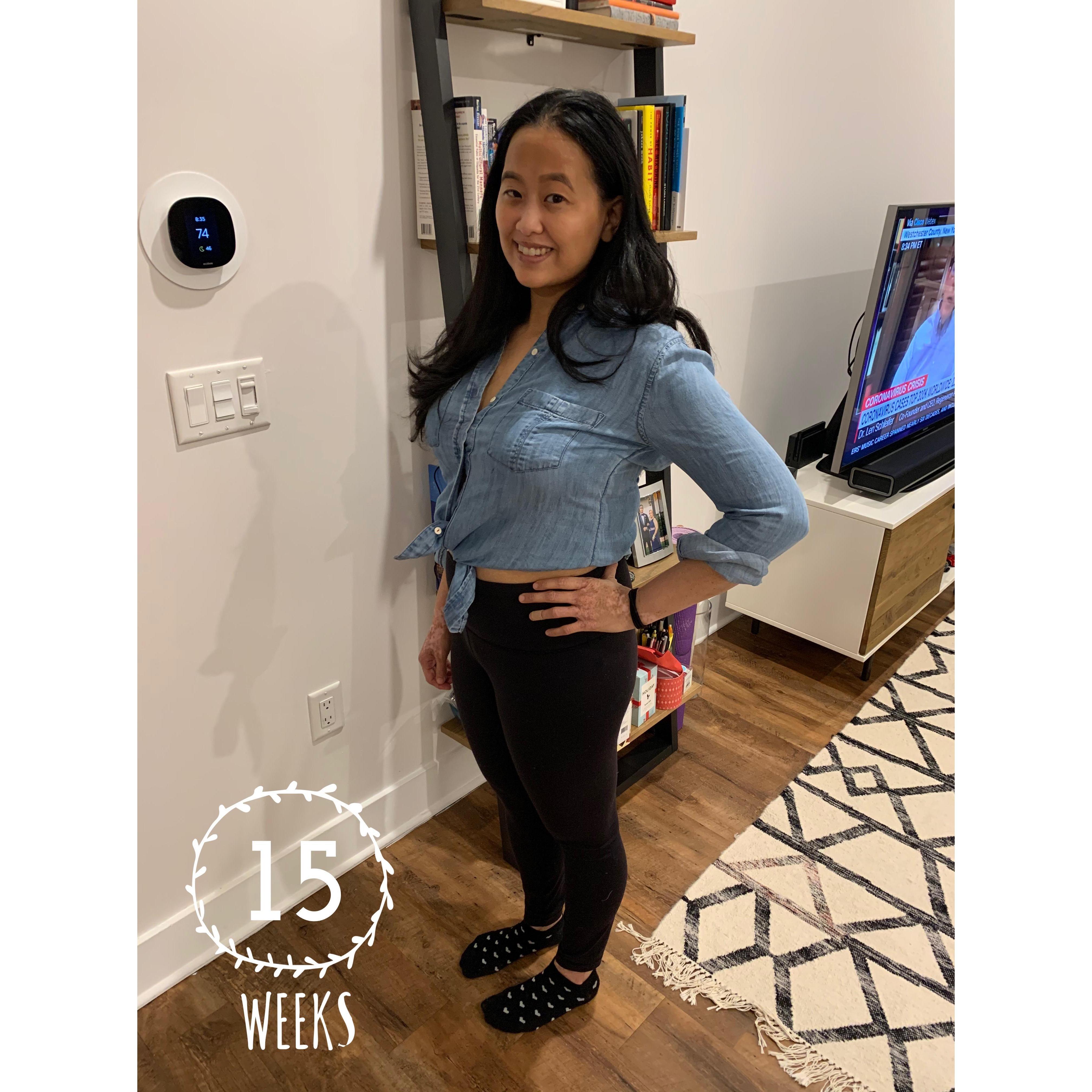 First baby "bump" photo