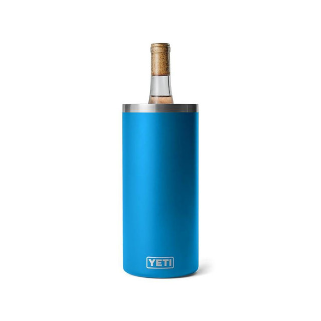 YETI Rambler Wine Chiller, Fits Most Wine Bottles, Big Wave Blue