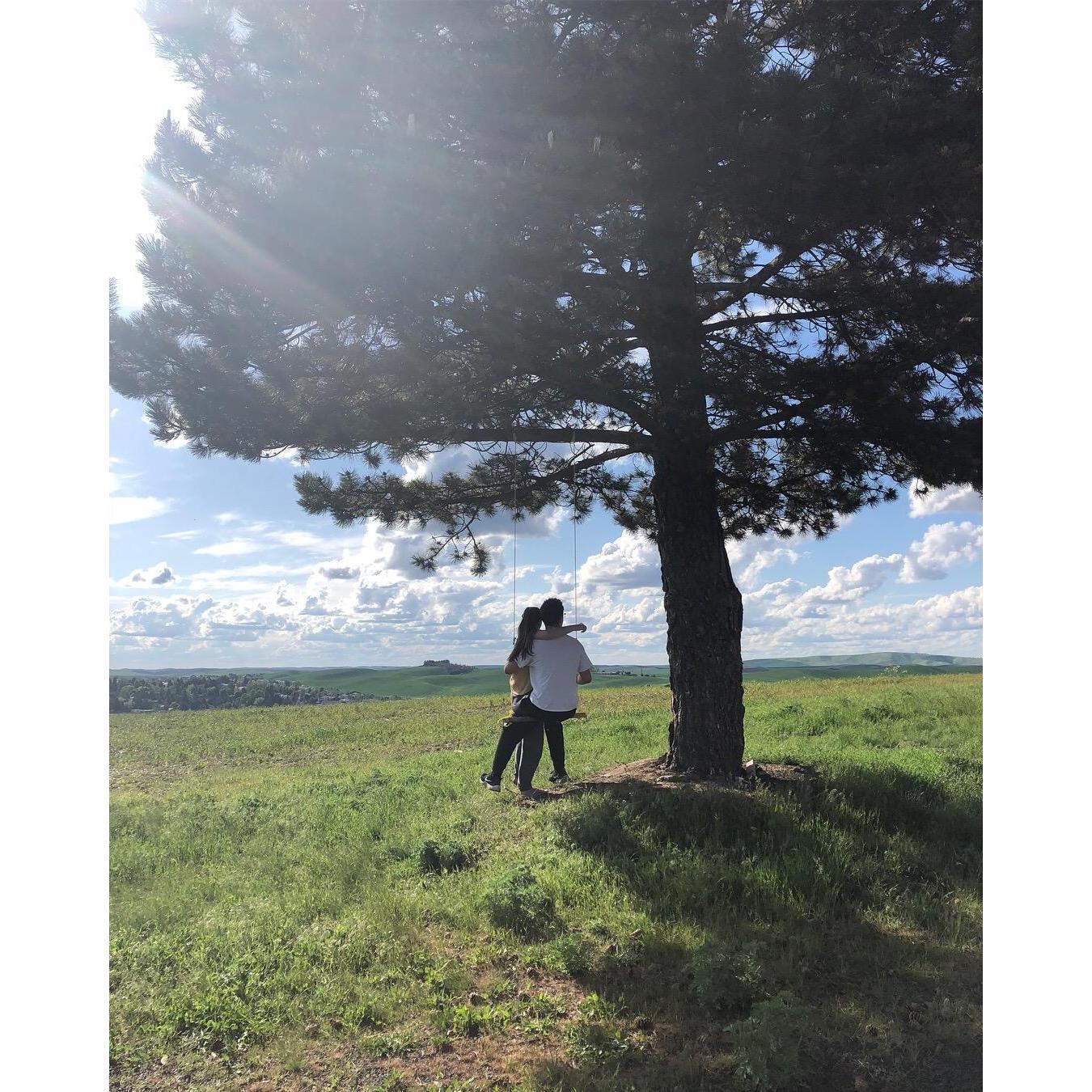 Taken a couple weeks before we both left the Palouse for good and were about to start dating long-distance. 2018