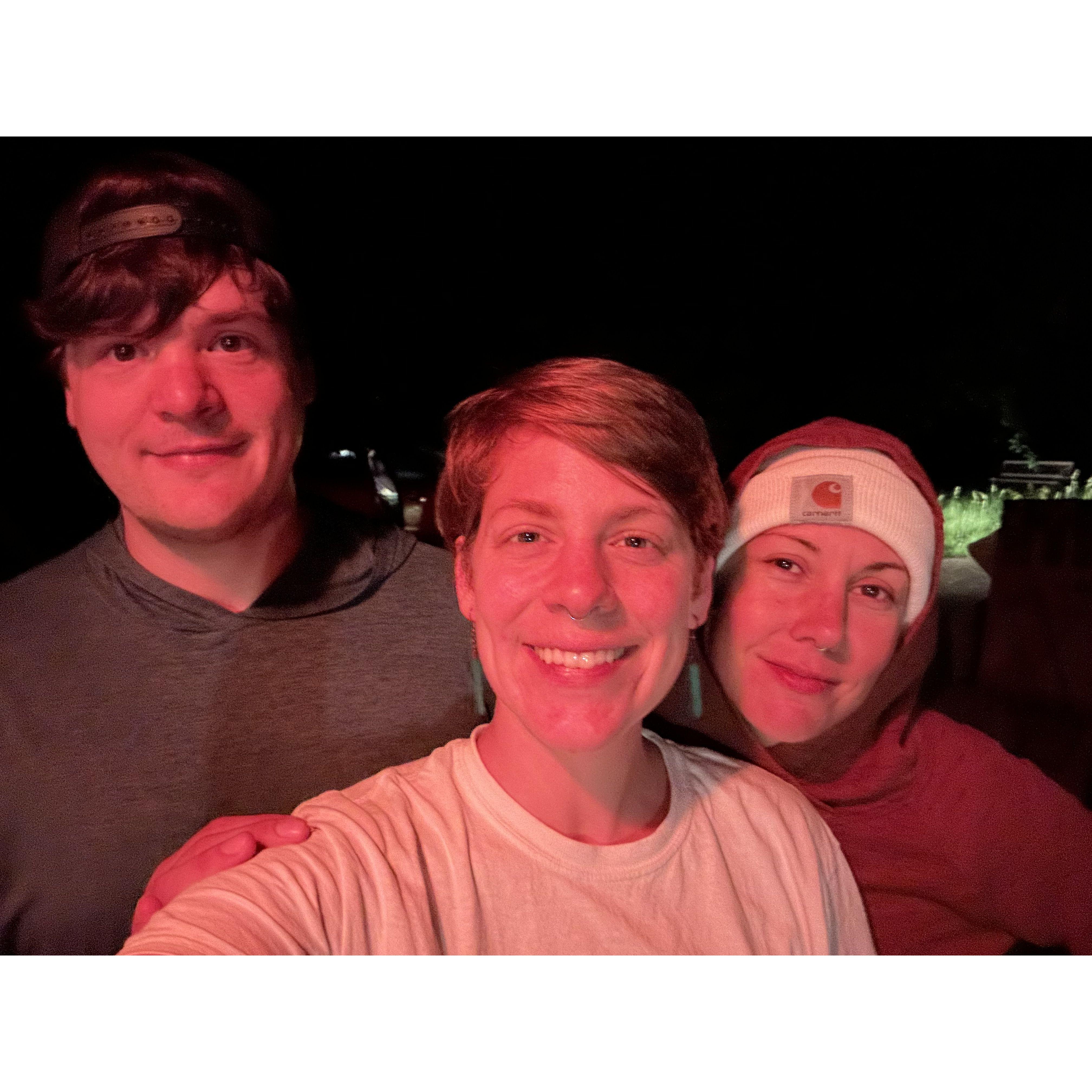 Saying goodbye to our best friend Zee, before moving to California to work for the summer at Wilderskills in the bay area.