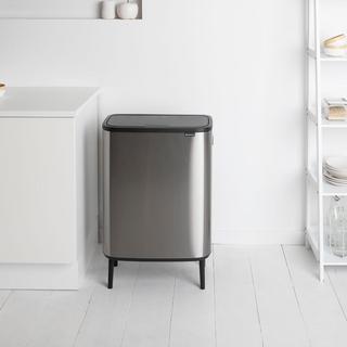 Bo Touch Top Trash Can Hi, Dual Compartments