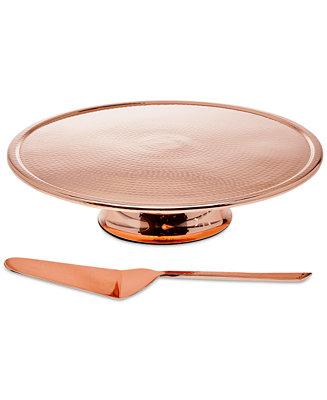 Copper Cake Stand and Server