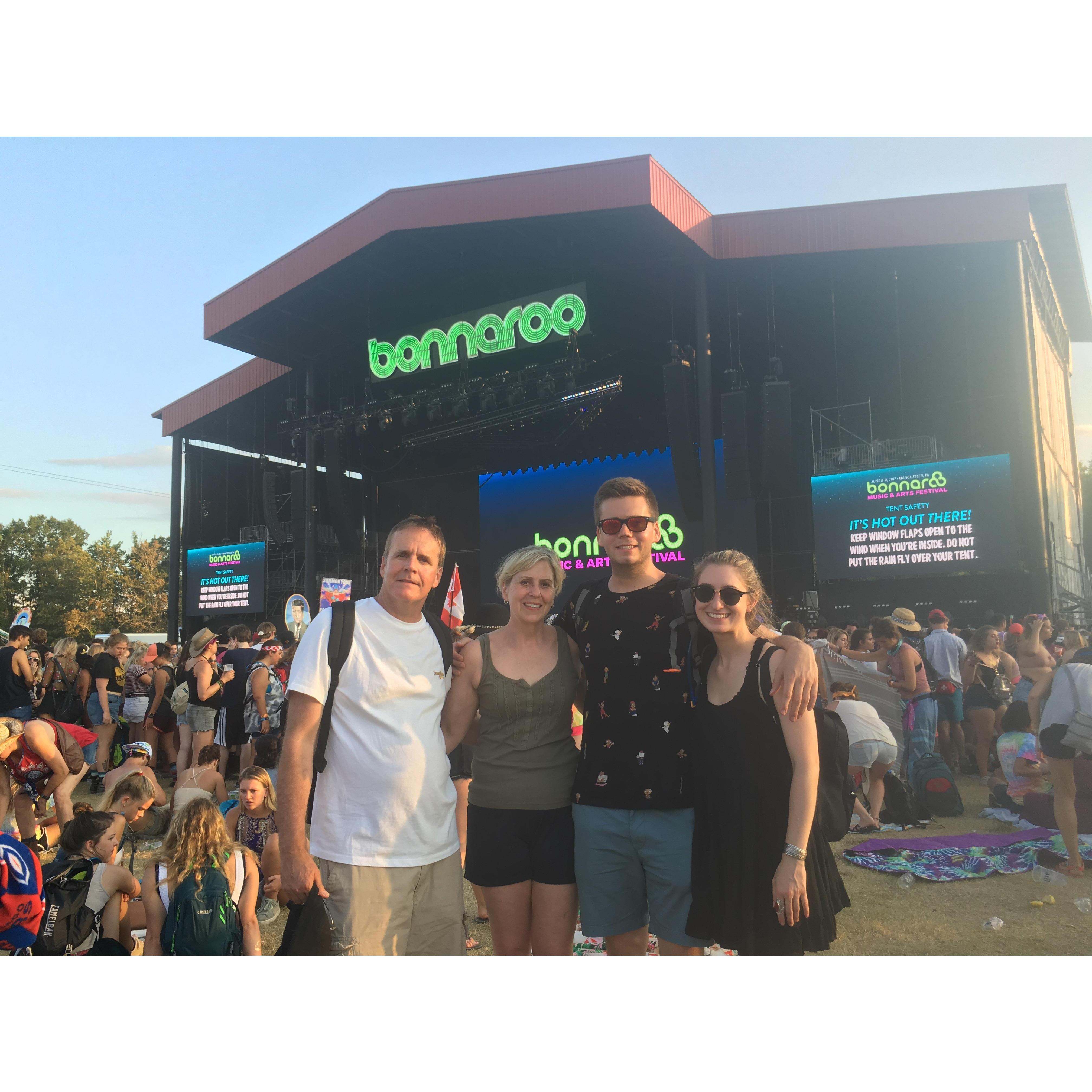 2017 - Bonnaroo Music Festival in Manchester, Tennessee.