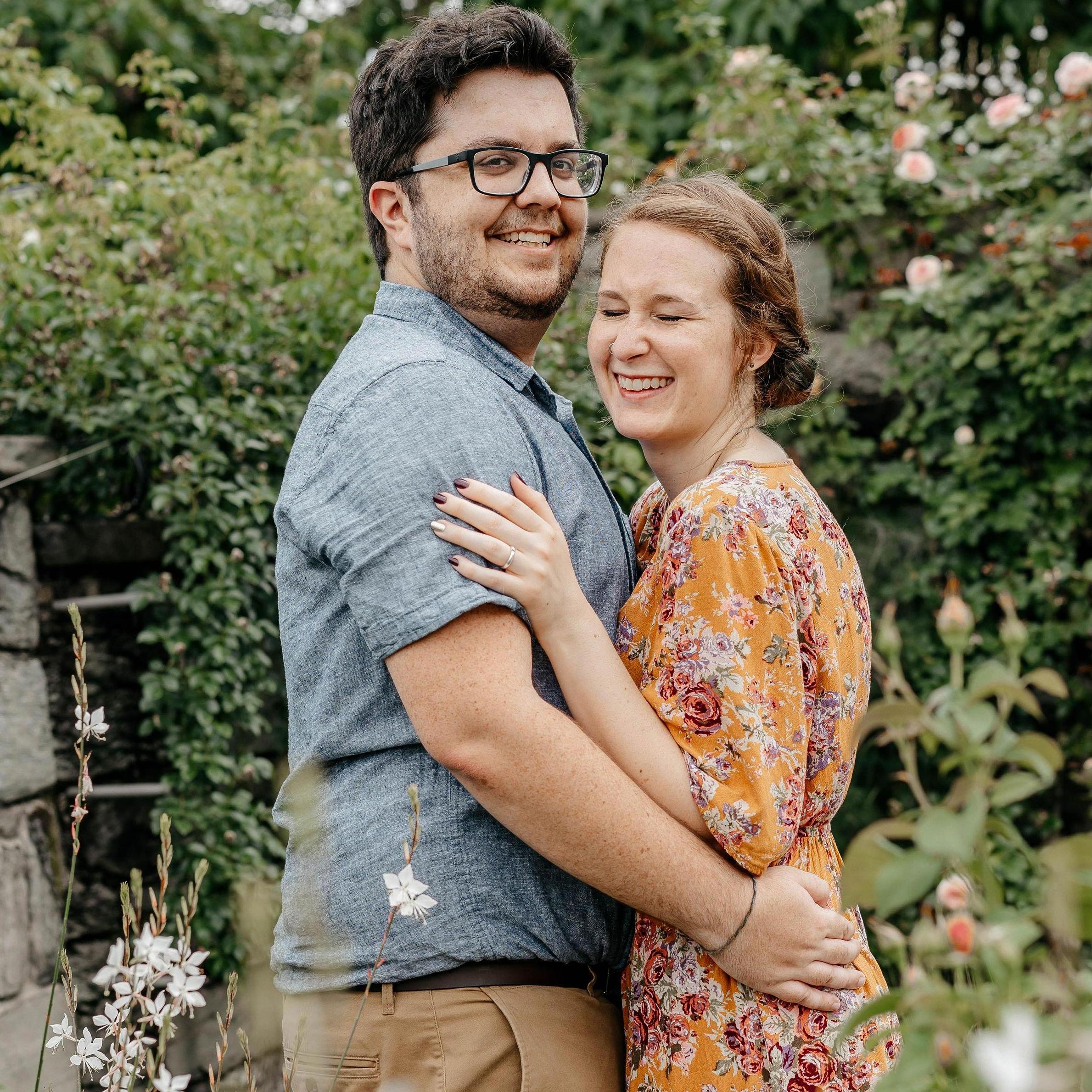 We had our dreamy engagement pictures done at Longwood Gardens.