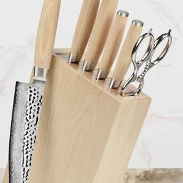 Enso Hizashi 7 Piece Slim Knife Block Set