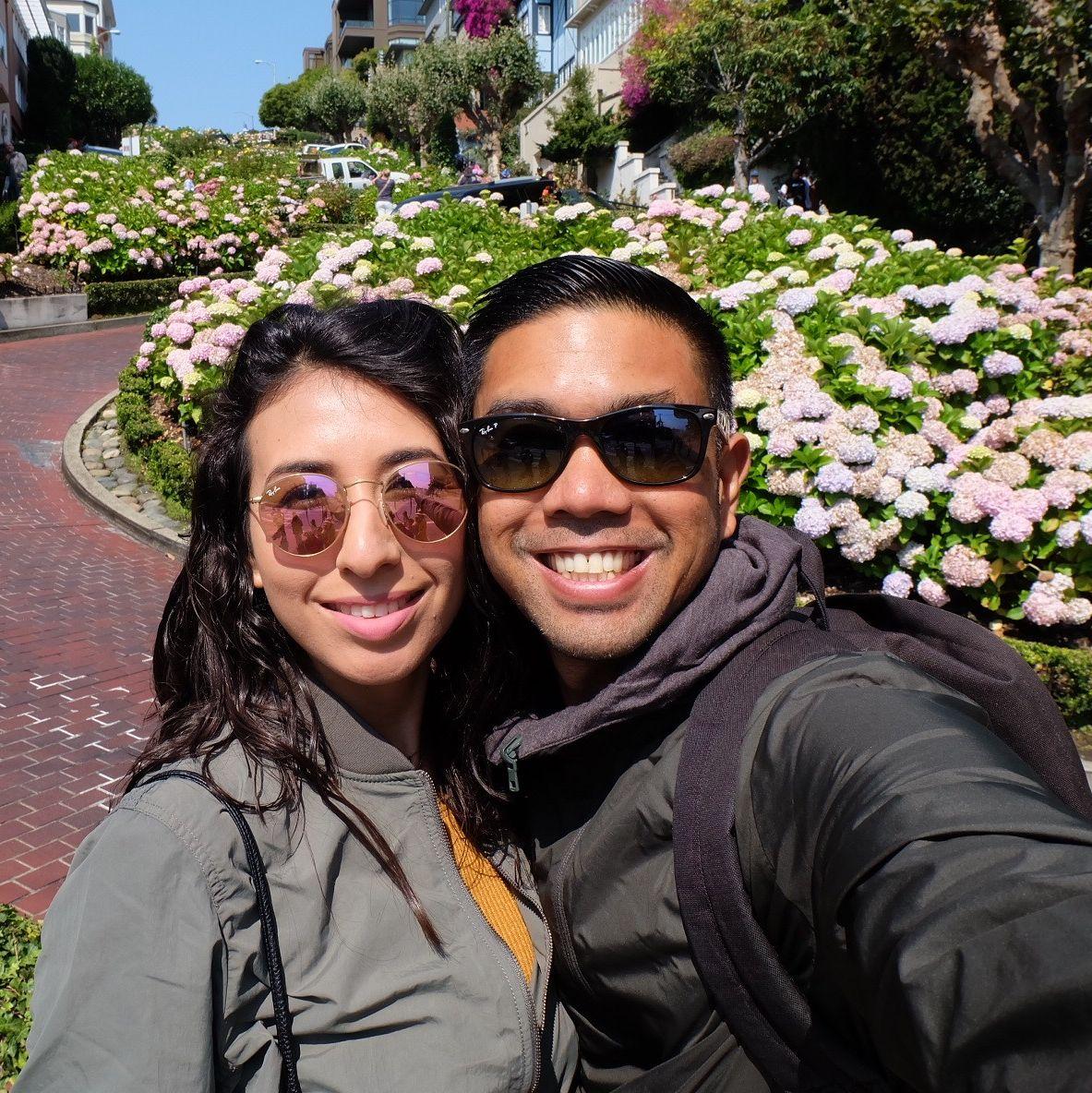 In Lombard Street, San Francisco
