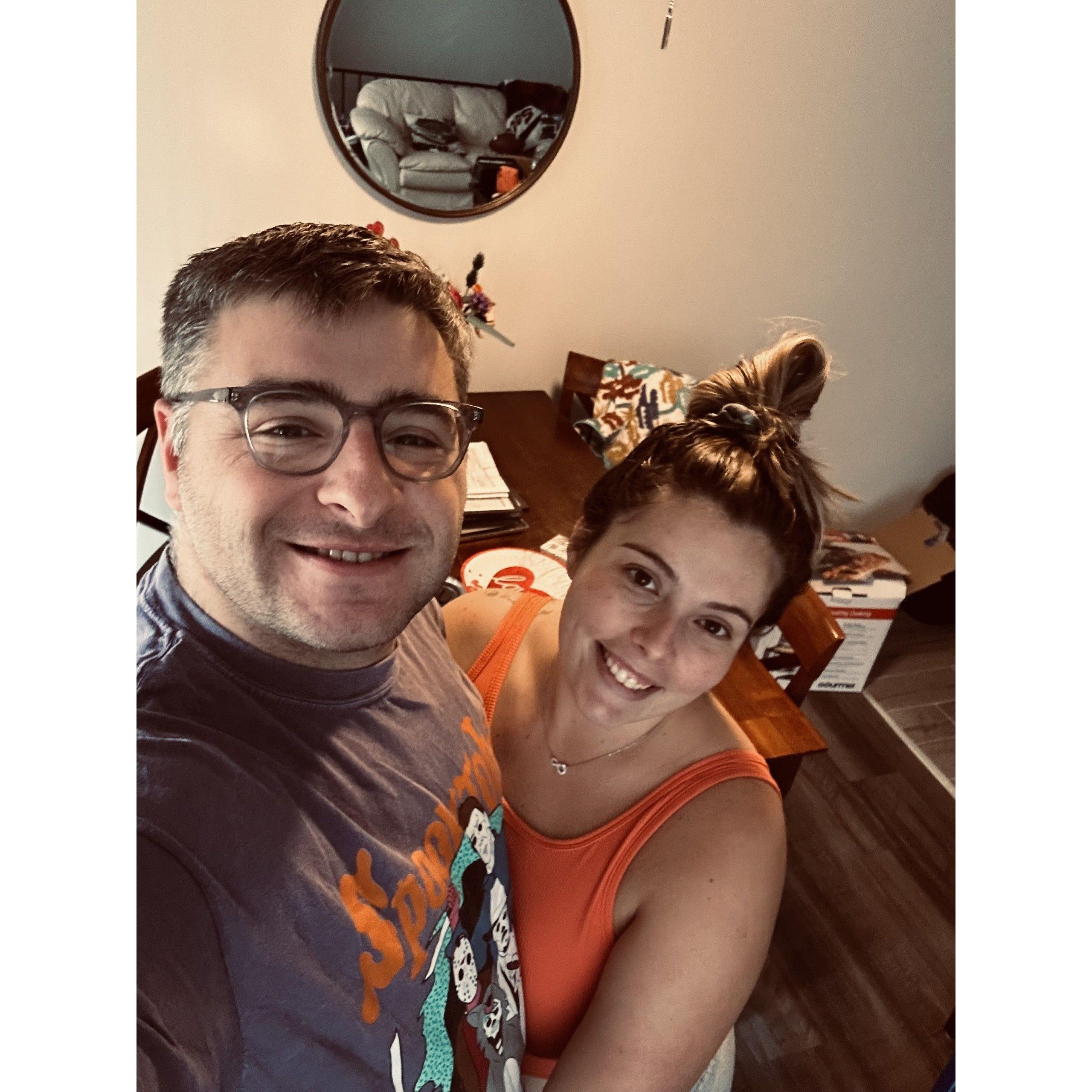 Our first apartment together!