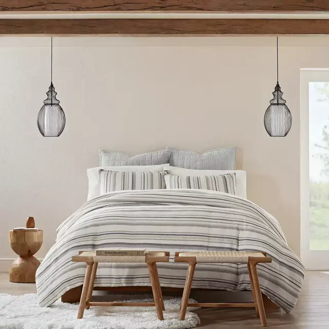 UGG® Grant 3-Piece King Comforter Set in Grey