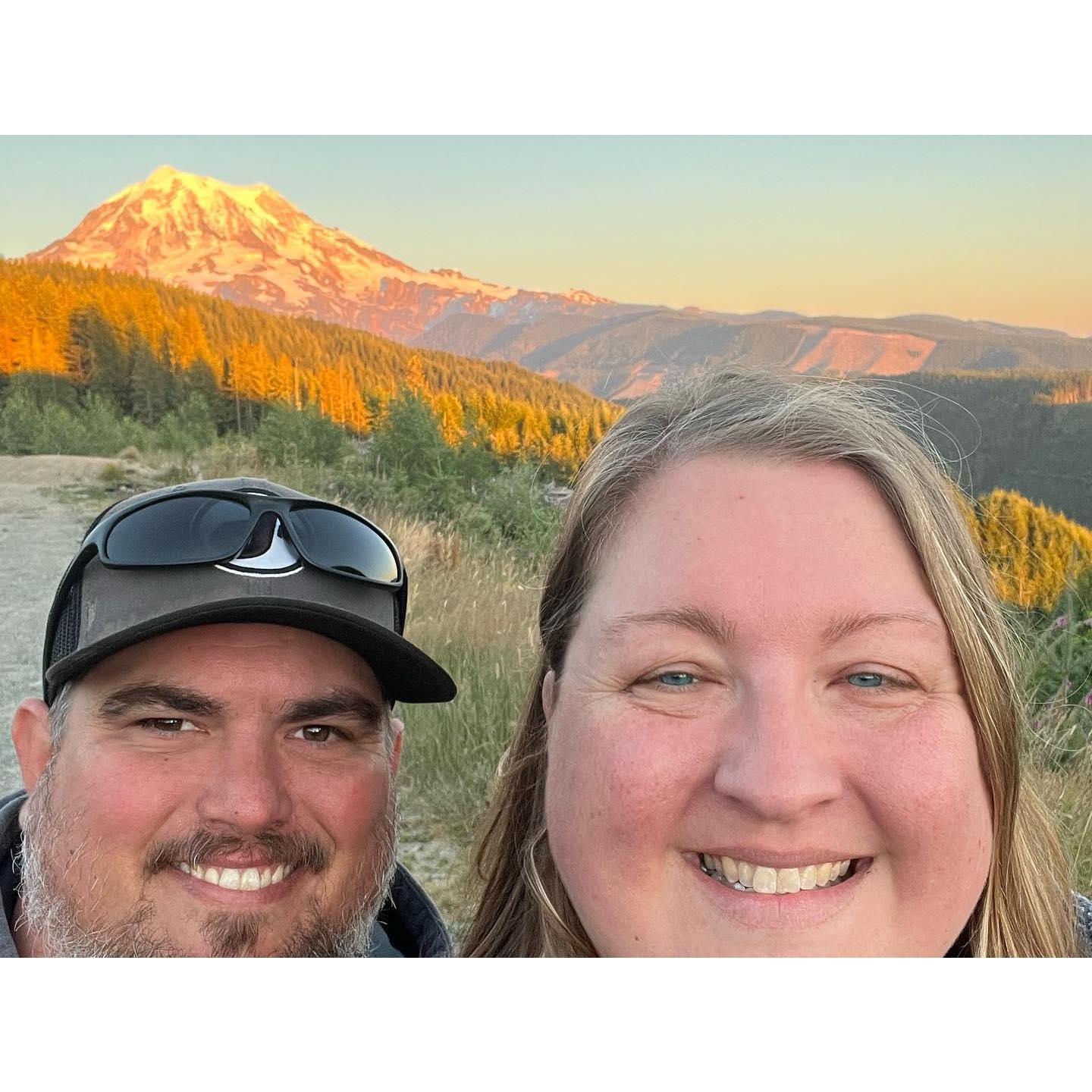 Mt. Rainier in the background