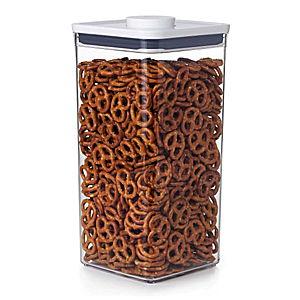 OXO Good Grips POP Container - Airtight Food Storage - Big Square Tall 6.0 Qt Ideal for bulk snacks and cereal