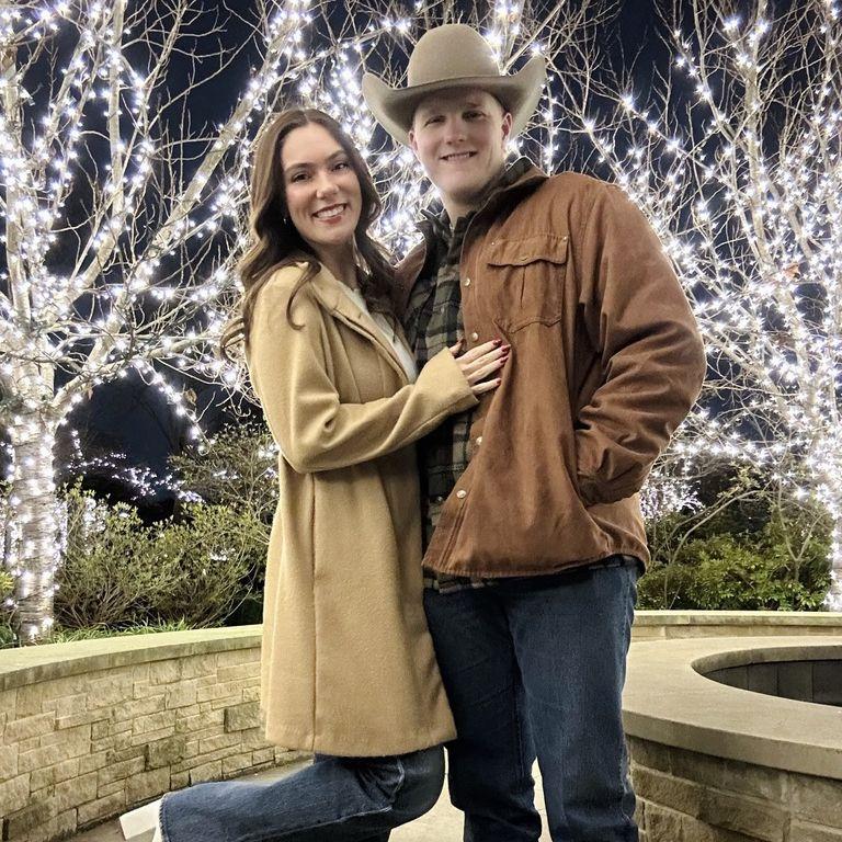 The moment right before he popped the question