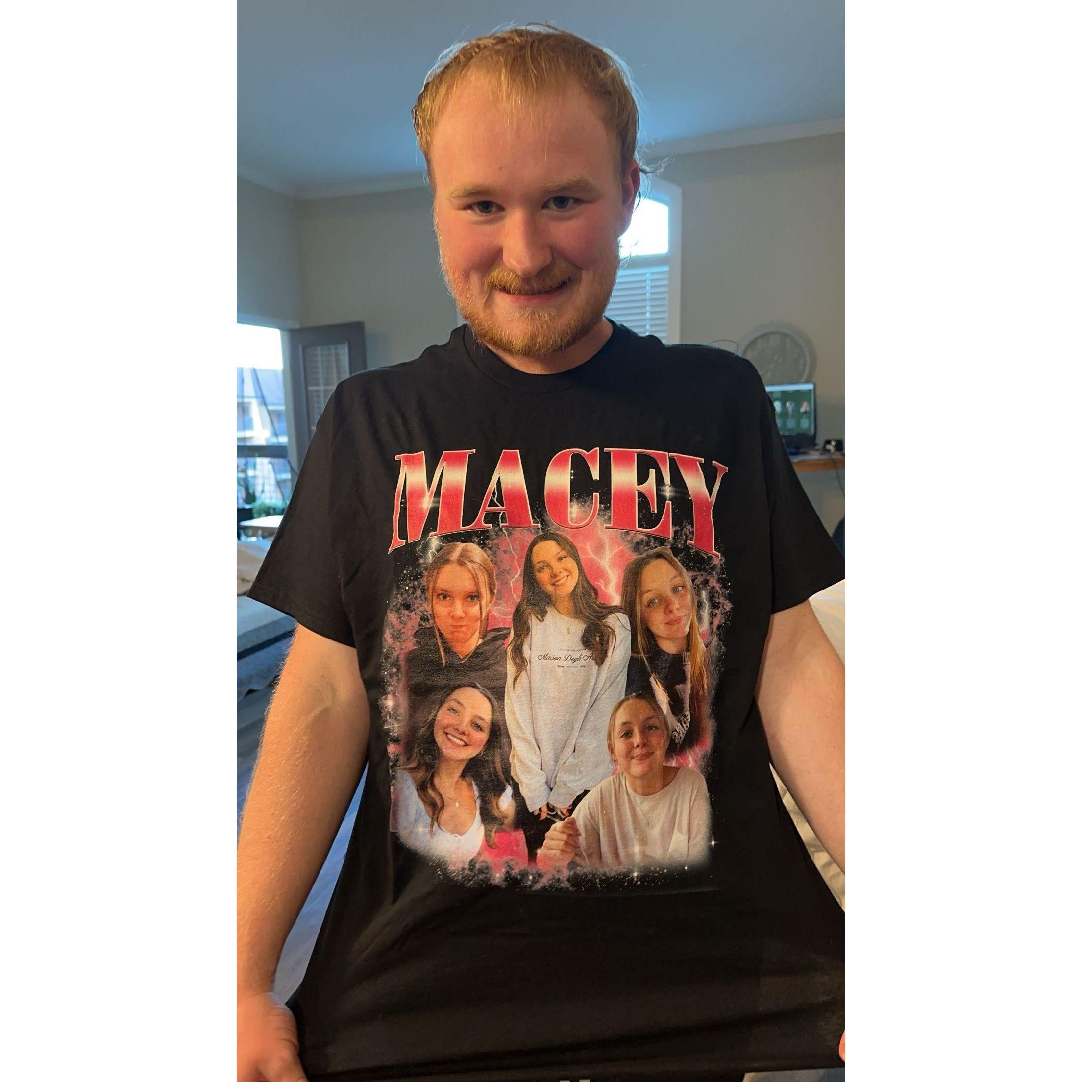 his fav gift from his 20th birthday lol