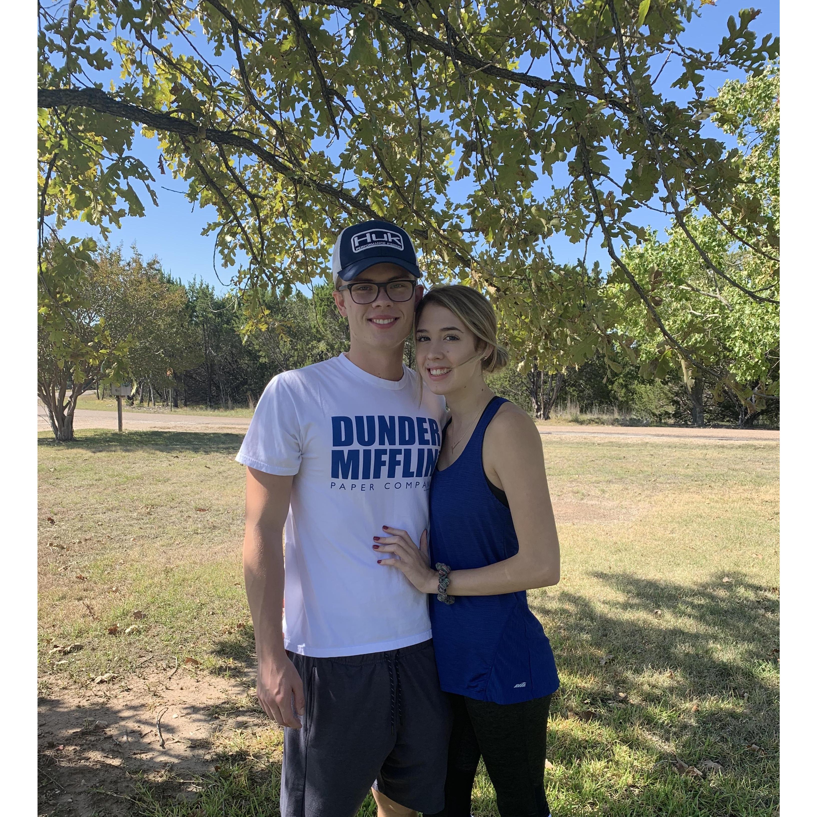 Dillon's first time visiting Texas!