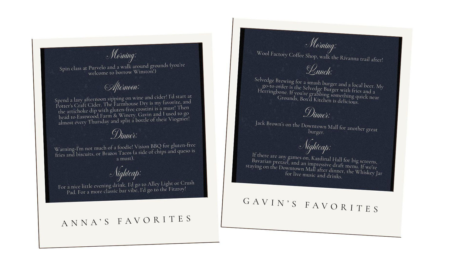 The Wedding Website of Anna Derrick and Gavin Oaks