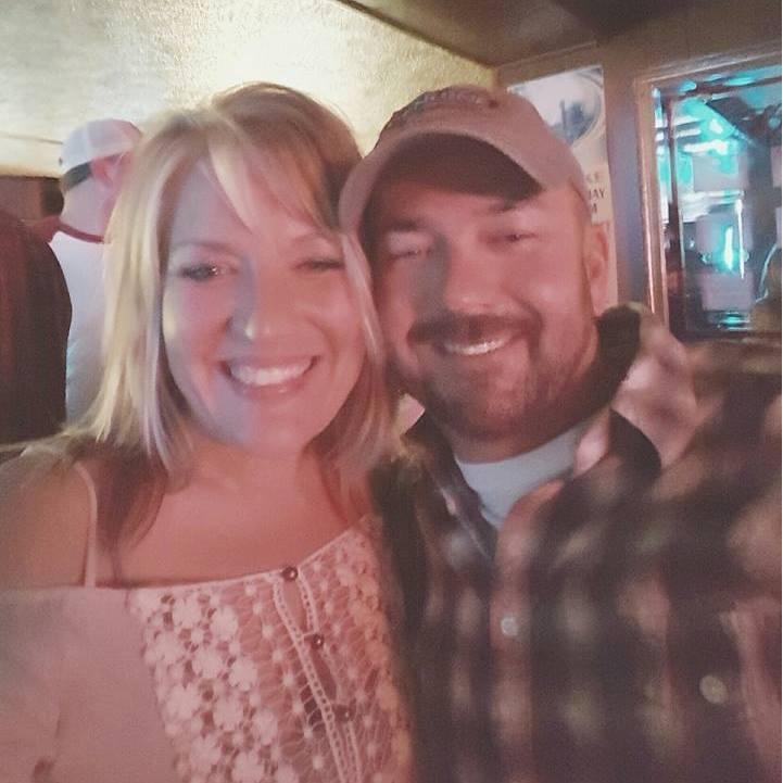Our very first selfie - a little blurry but this is the beginning of our story!