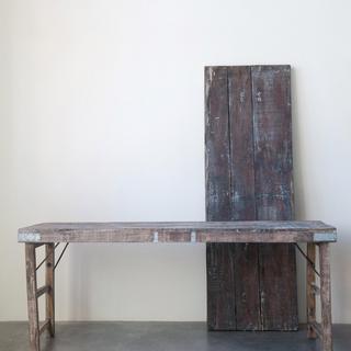 Grange Reclaimed Wood Folding Table
