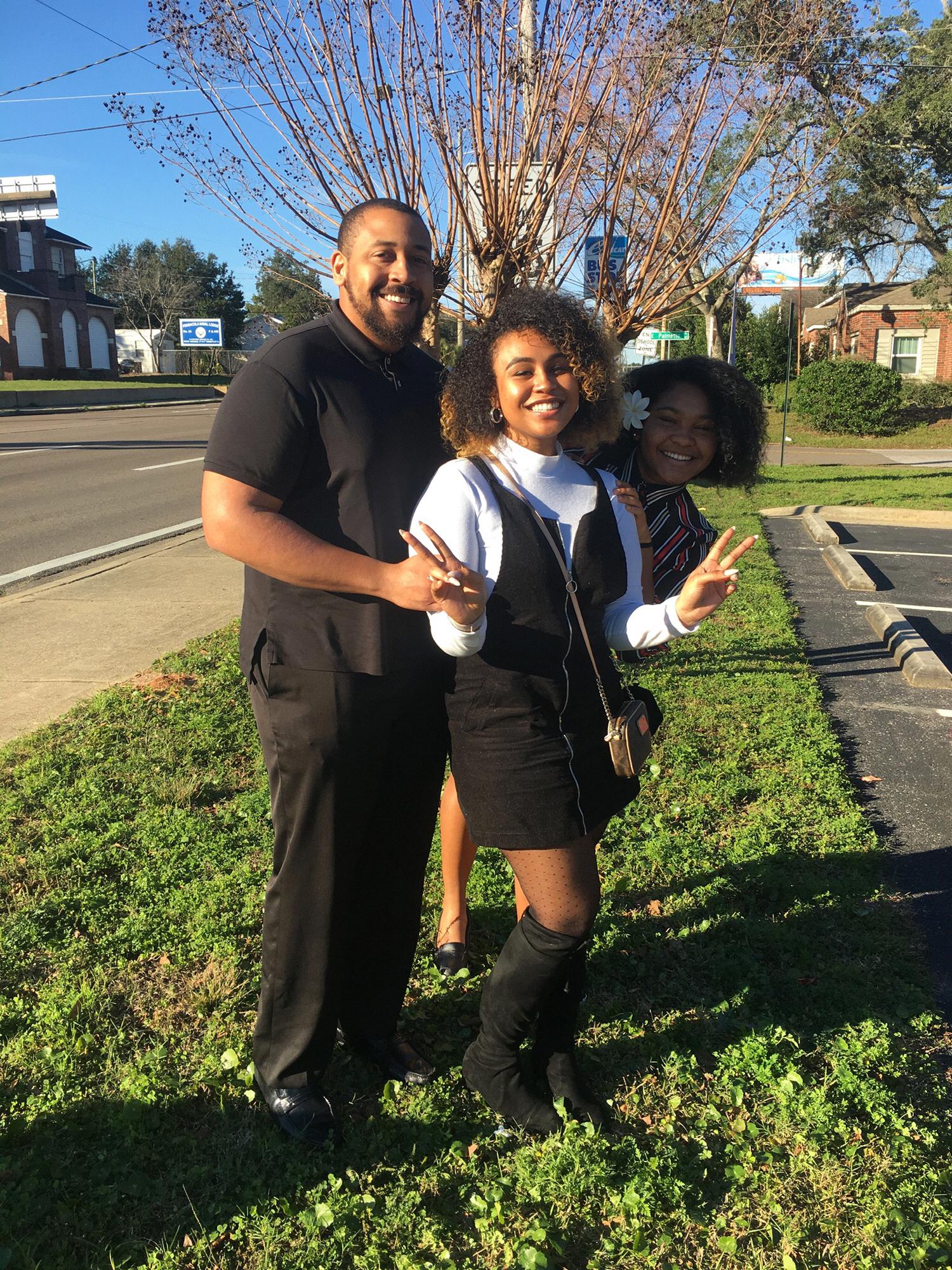 After church with family