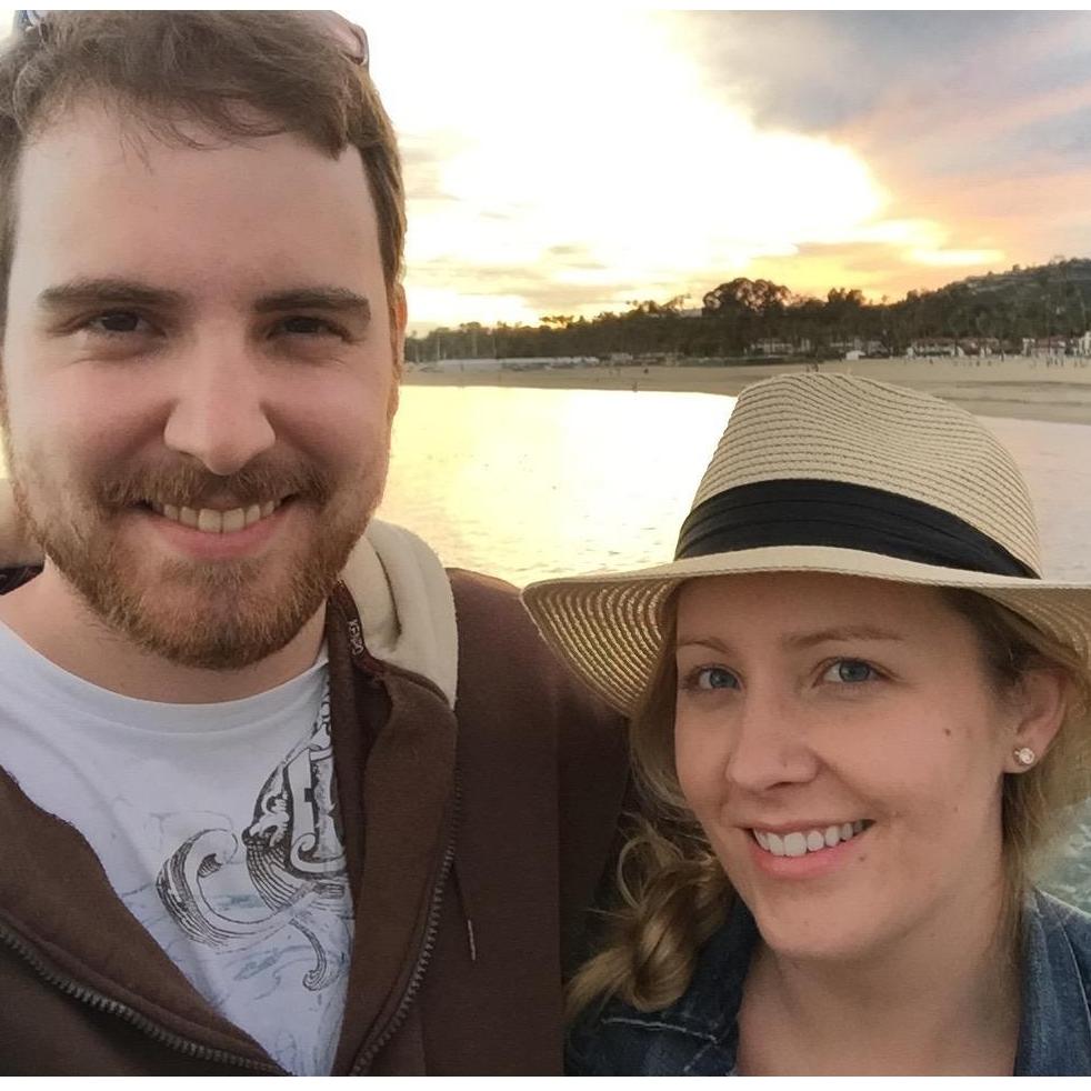 One of our first day trips to Santa Barbara for our birthday's