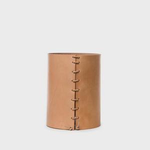 Medium Leather Wrapped Vase