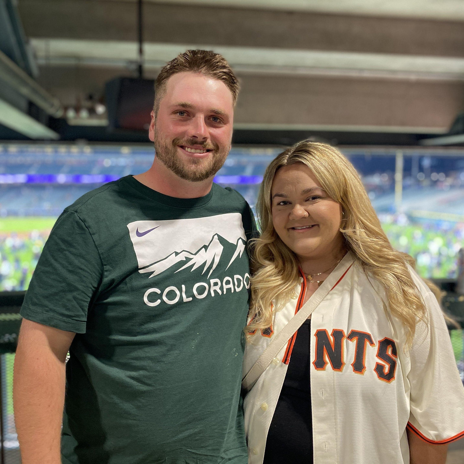 Just a couple of baseball rivals in love.