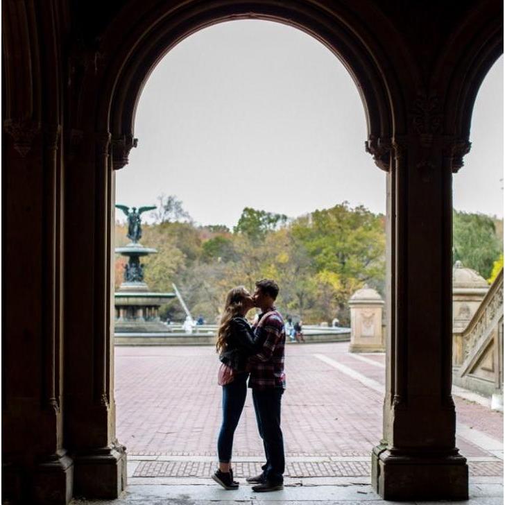 Behind us is where Brody proposed... November 7th, 2019. This is also where Chuck and Blair got married in Gossip Girl.