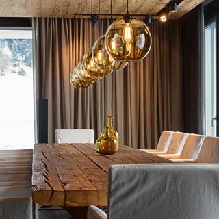 Solitaire Handblown Modern Glass Pendant Light