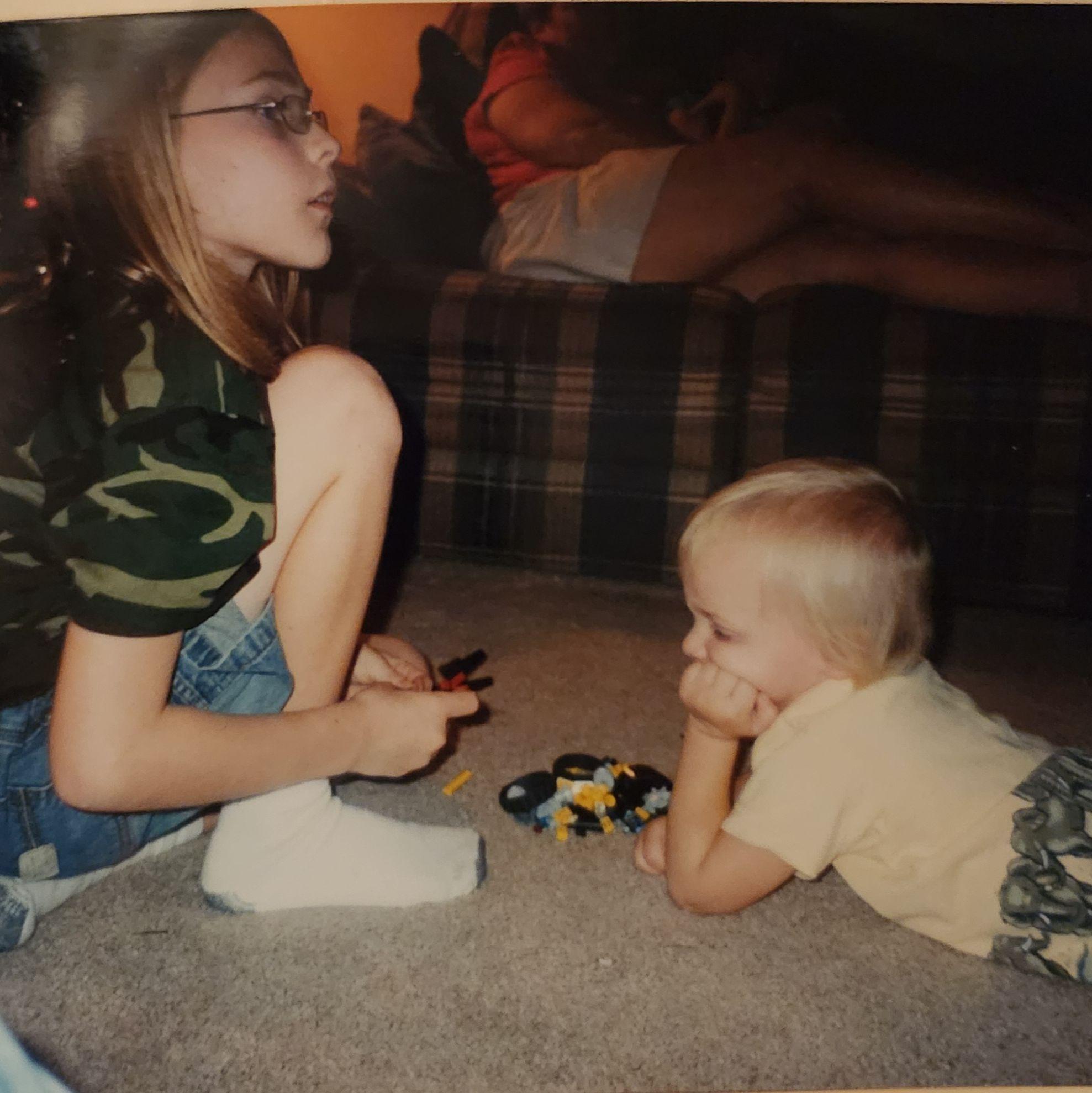 Childhood picture of Nathanael and Best Man, Baiden