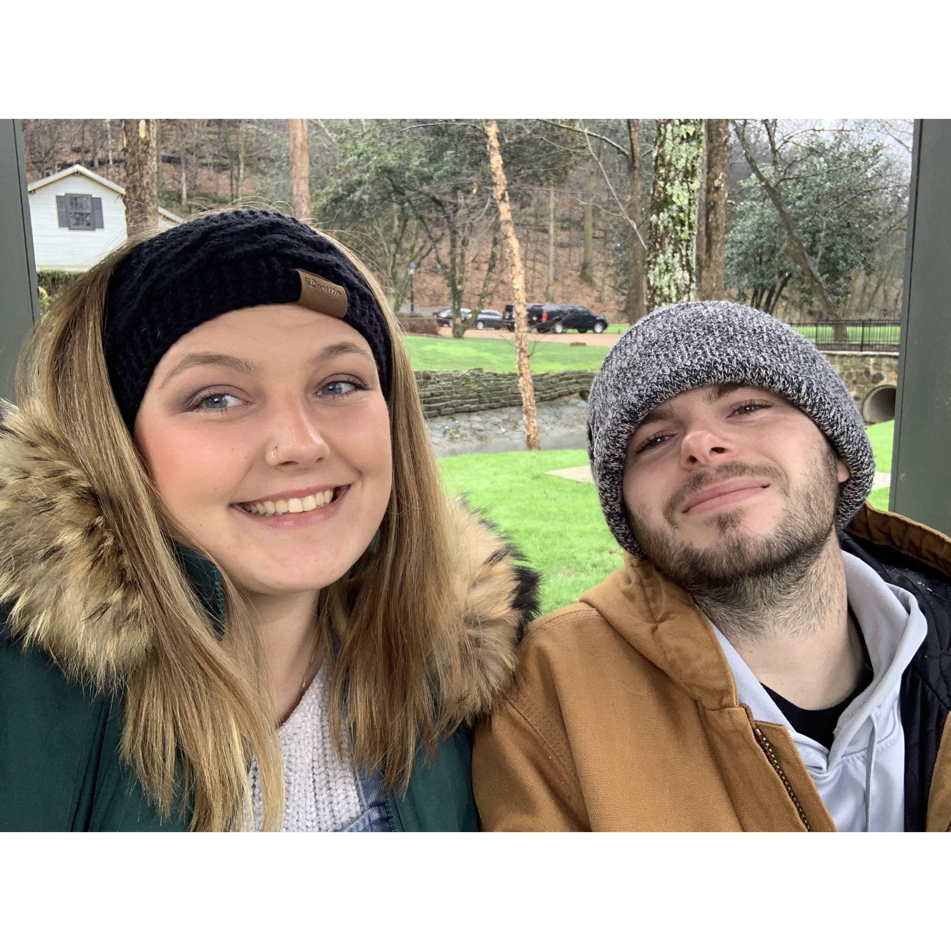 Our trip to Tennessee to tour the Jack Daniels Distillery (& more!) We had to leave early due to a snow storm coming in, but that wouldn't stop DJ from popping the question!