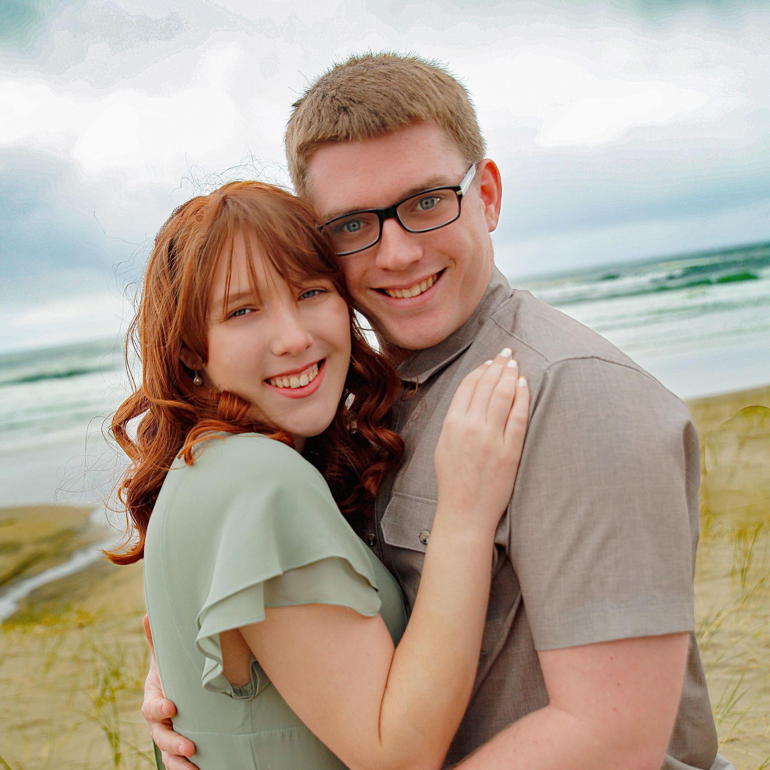 We got to celebrate my parents' wedding together on the beach
