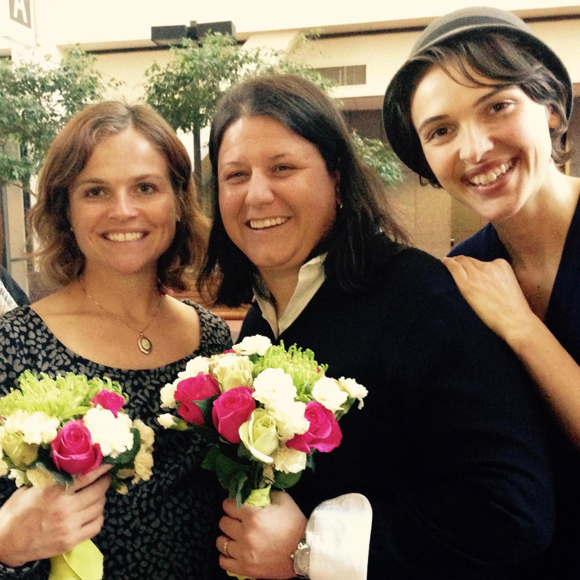 La hermana de Abby, Allie, y su esposa, Dawn.