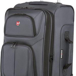 SwissGear Sion Softside Expandable Luggage – Carry-On Suitcase