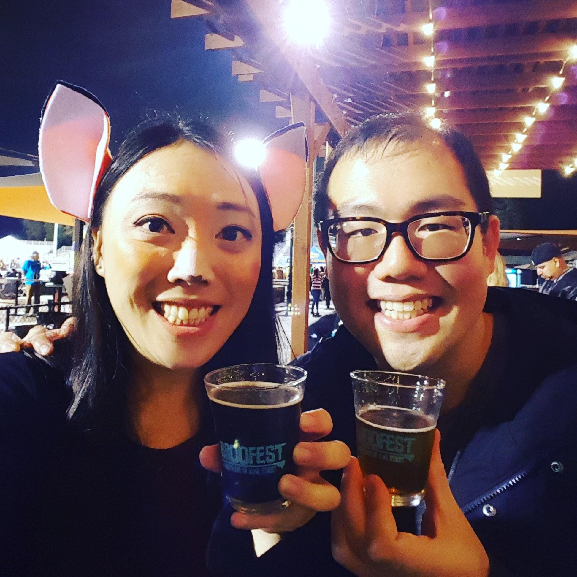 Our first Halloween together @ Broofest in San Jose
