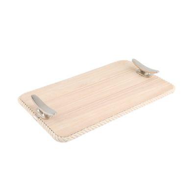 Thirstystone - Wood Serve Tray with Rope Trim