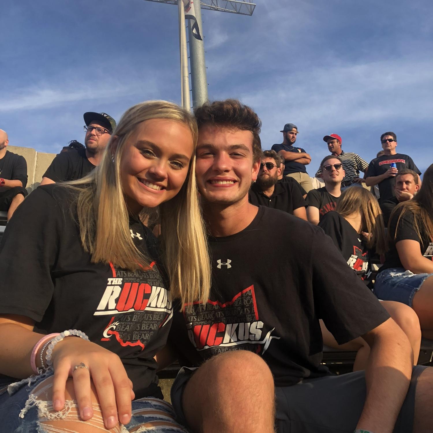 Moved onto college together at UC!