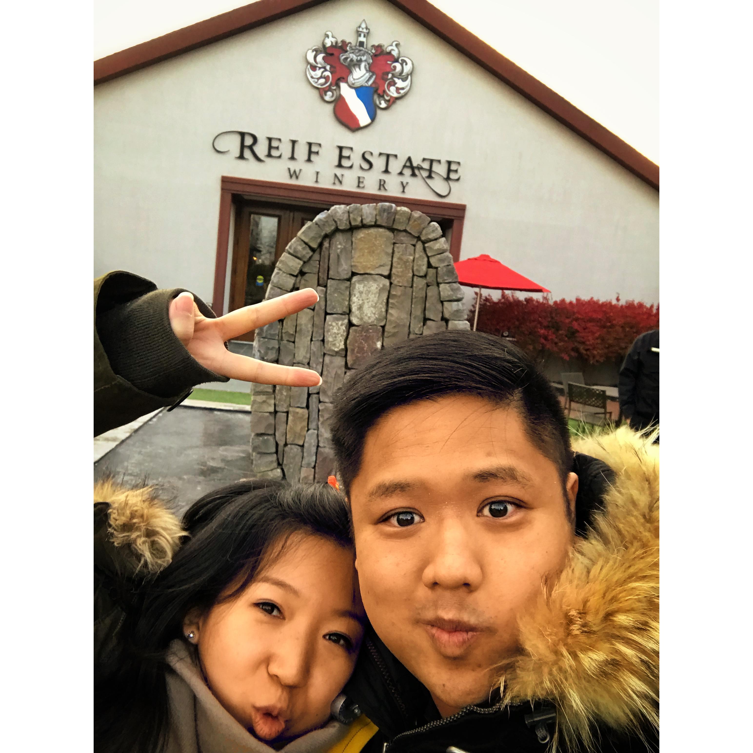 First winter get away - wine tour!!