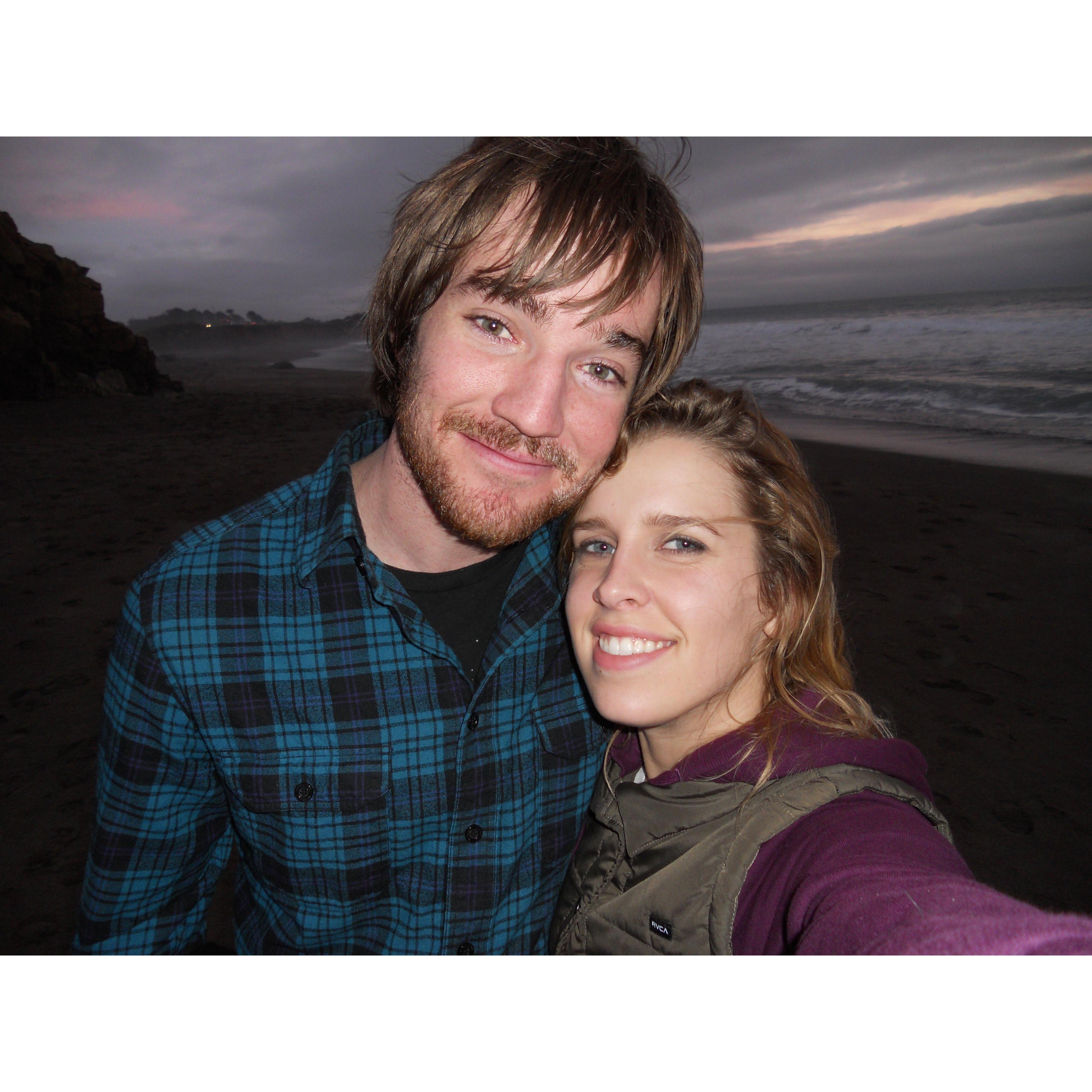 Celebrating an anniversary in one of our favorite spots, Cambria