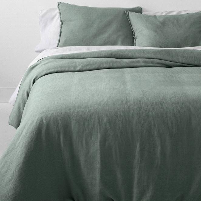 Heavyweight Linen Blend Comforter & Sham Set - Casaluna™
