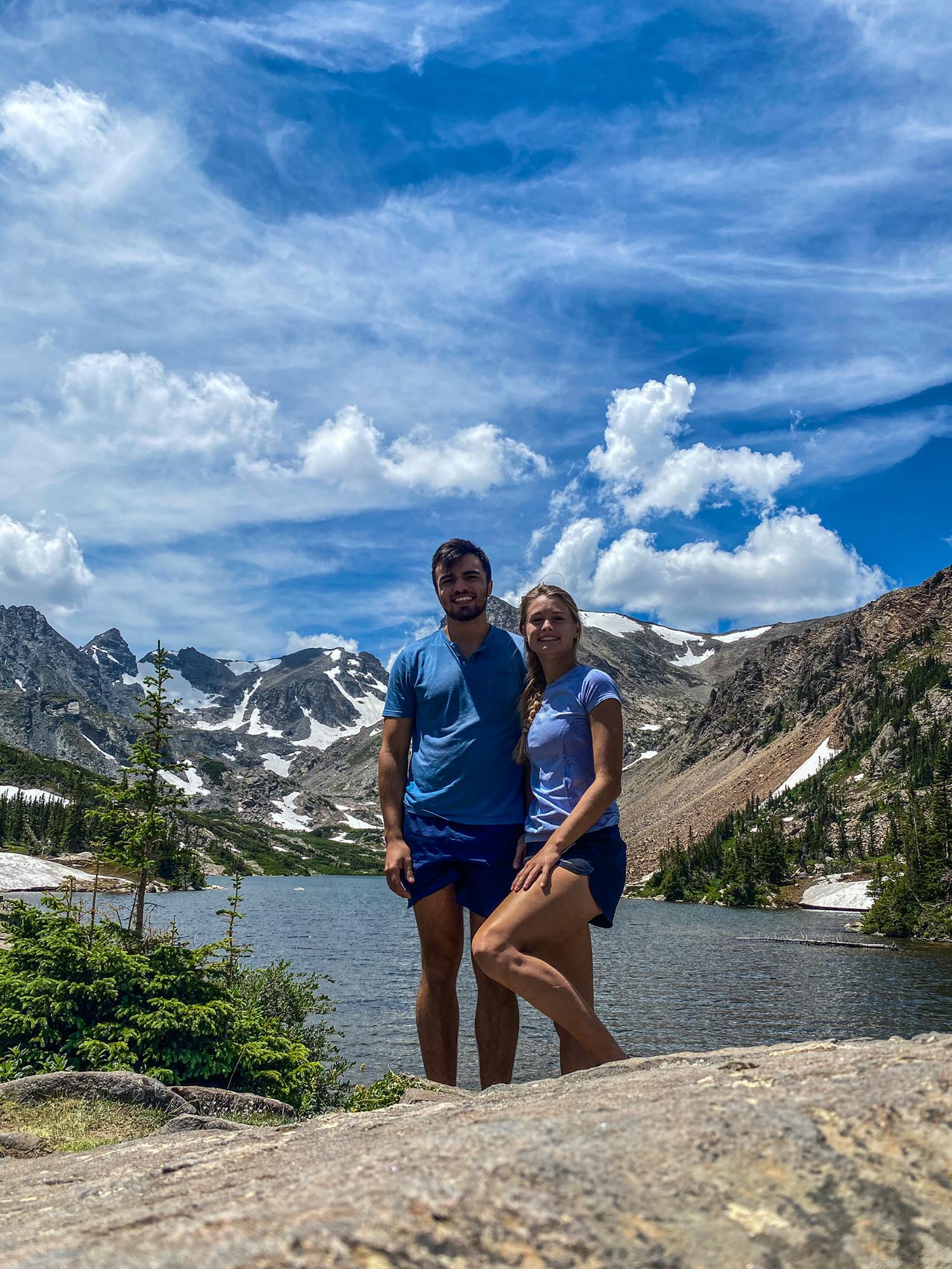 At the top of the same hike that Paul would propose to Katrina almost 2 years later at!