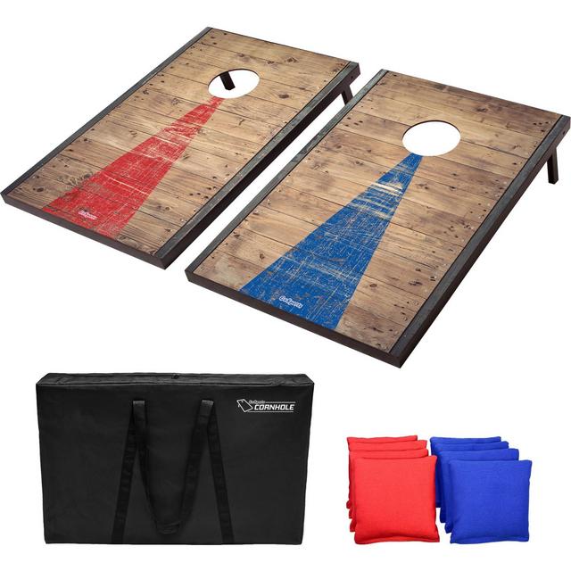 GoSports Steel Graphic Cornhole Set