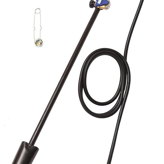 Flame King 100,000 BTU Propane Torch Kit Heavy Duty Weed Burner, 10-FT Hose Regulator Assembly, 40 inches Long