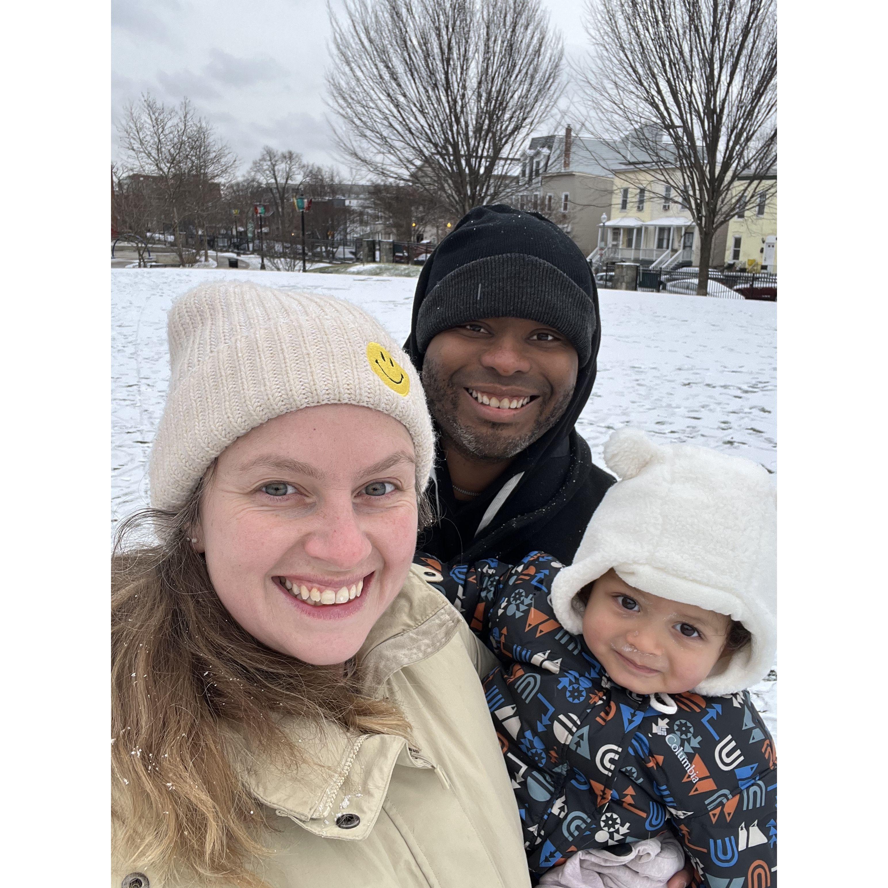 Dakota's 1st snow