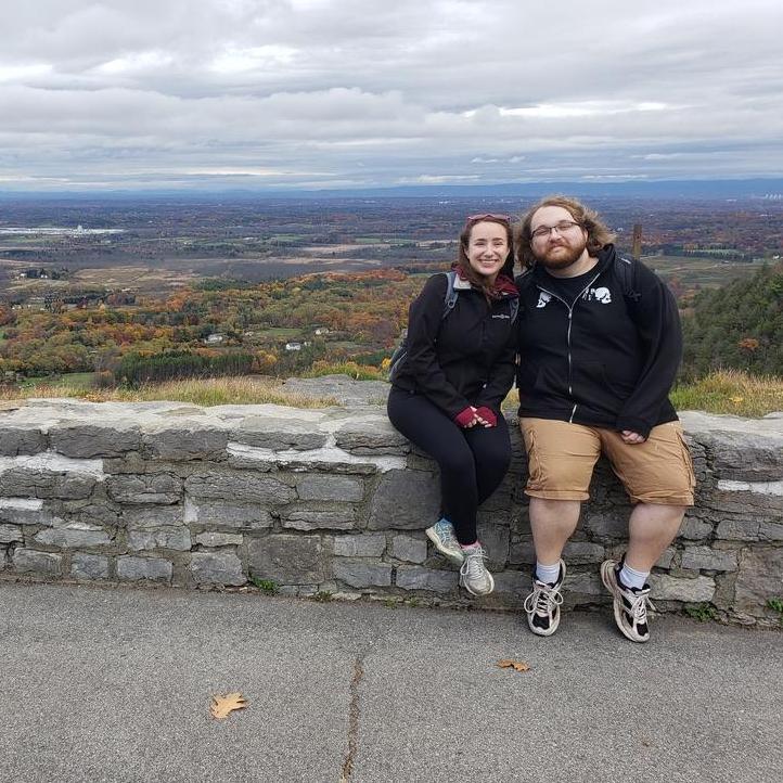 The overlook at Thacher State Park - Fall 2020