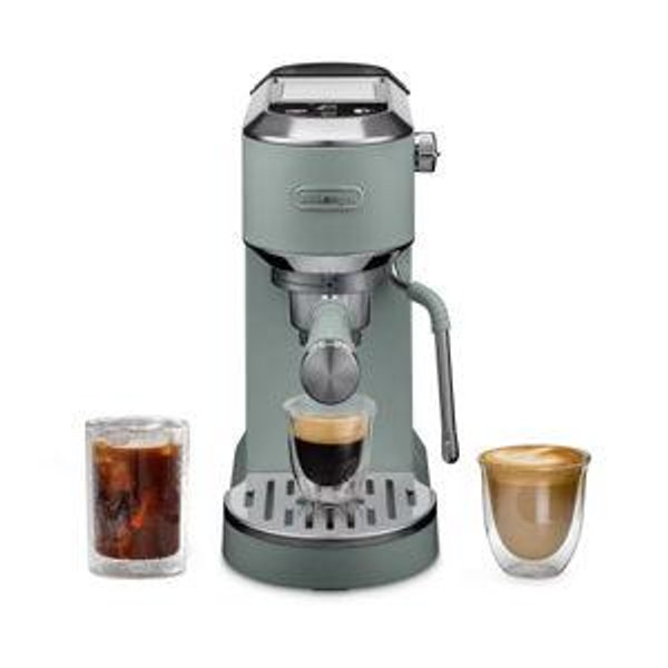 DeLonghi Dedica Duo Espresso and Cold Brew Machine with Milk Frother for Hot & Iced Coffee, Cappuccinos, Lattes & More