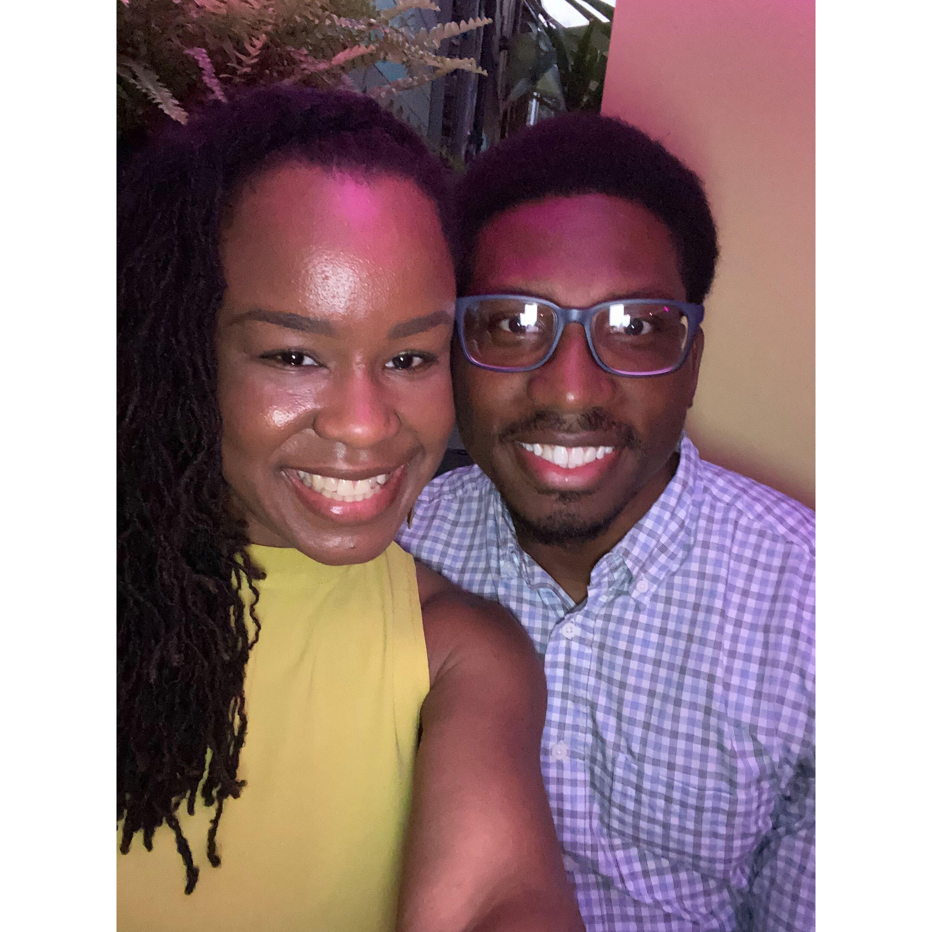 That night we looked like someone's parents going out on a date lol