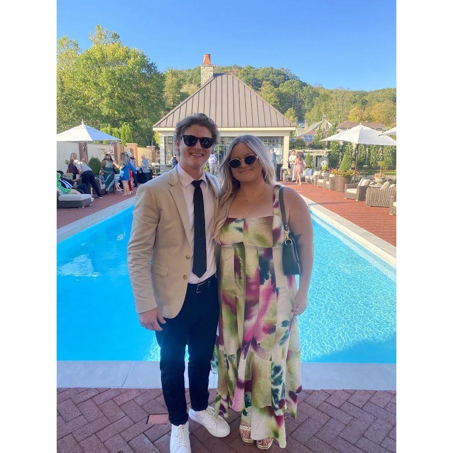 Celebrating our friends wedding in Athens