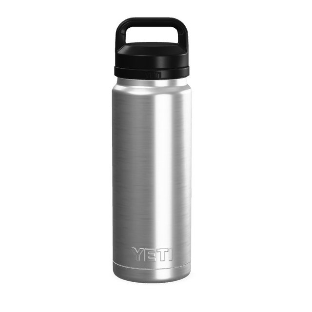 YETI Rambler 26 oz Bottle, Vacuum Insulated, Stainless Steel with Chug Cap, Stainless