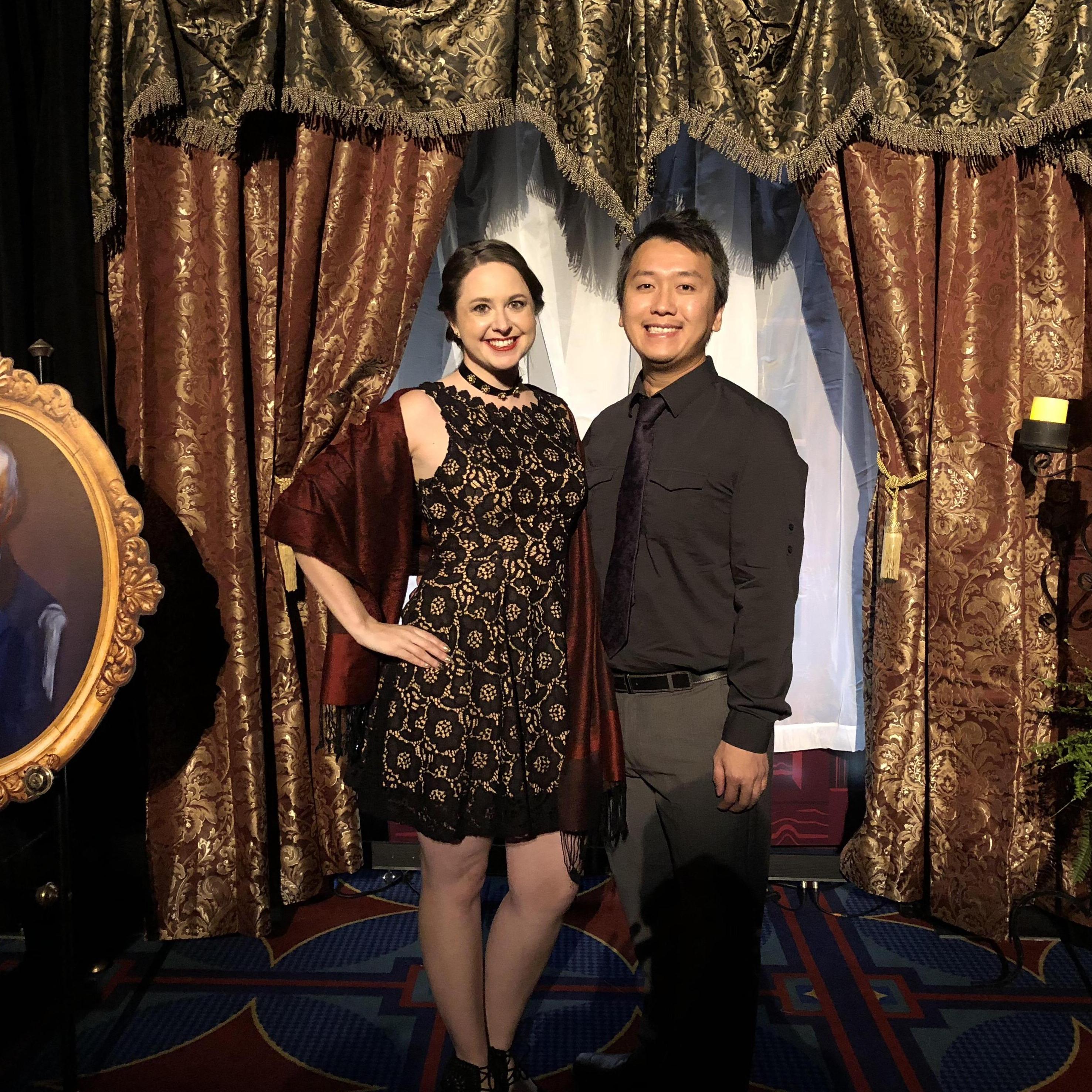 Disneyland Haunted Mansion themed Blizzard Christmas Party 2017!