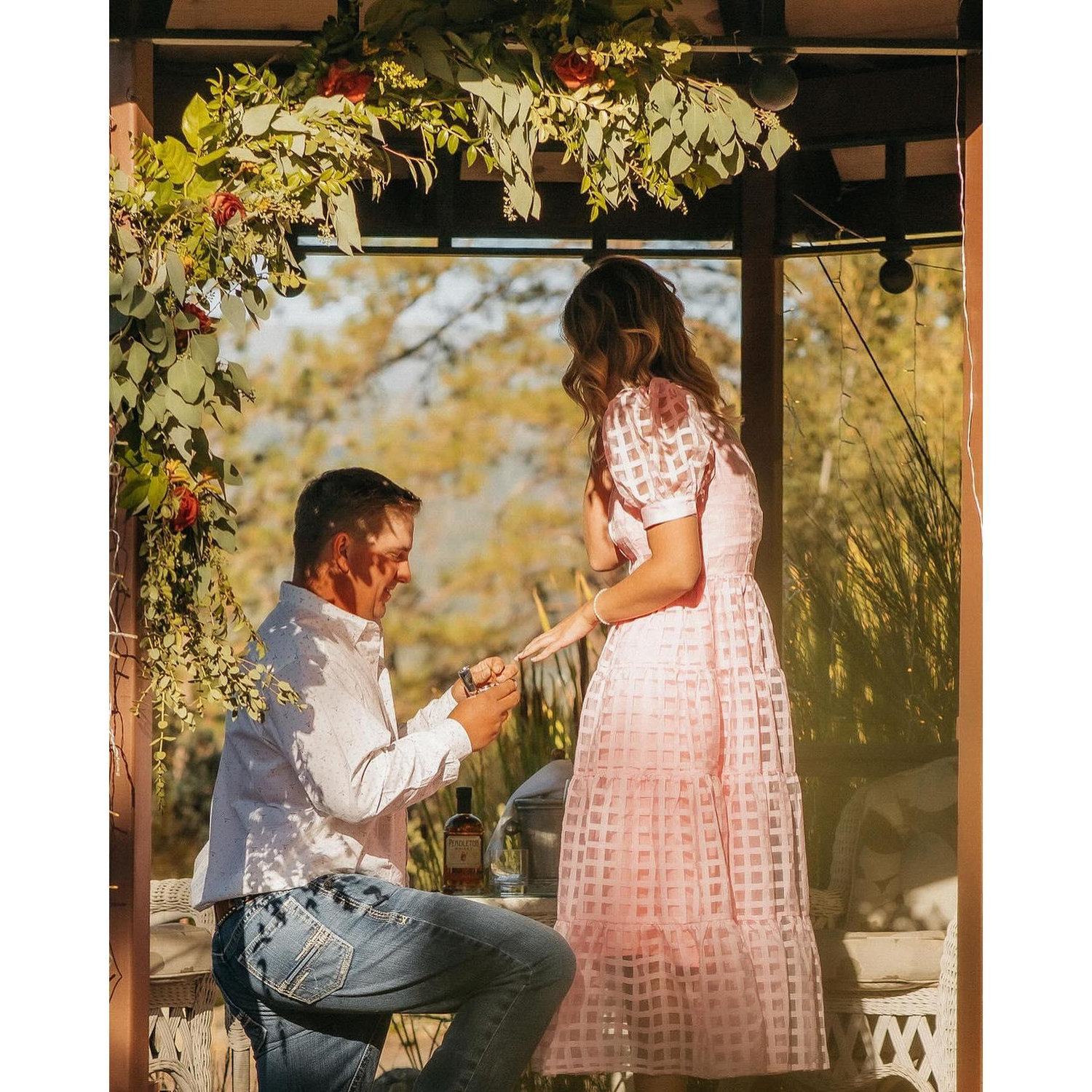 The most magical day. The night we got engaged!